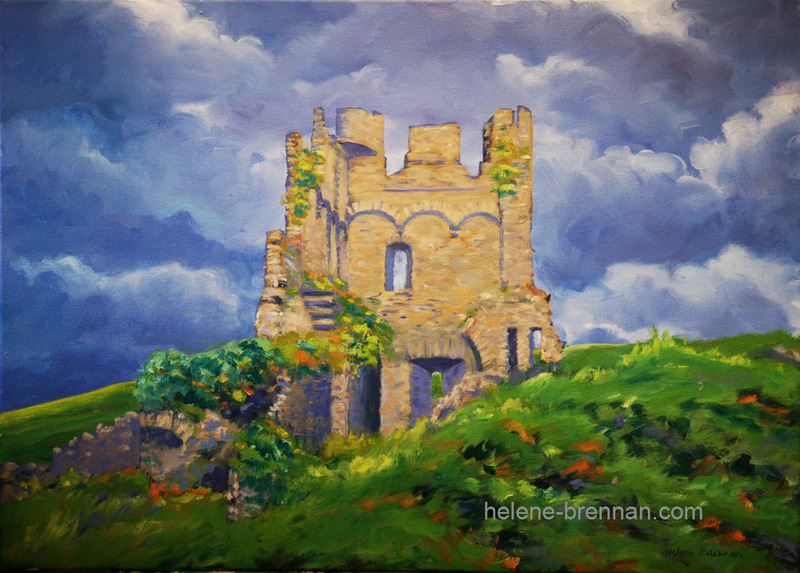 Rathinane Castle Painting: Oil painting on canvas