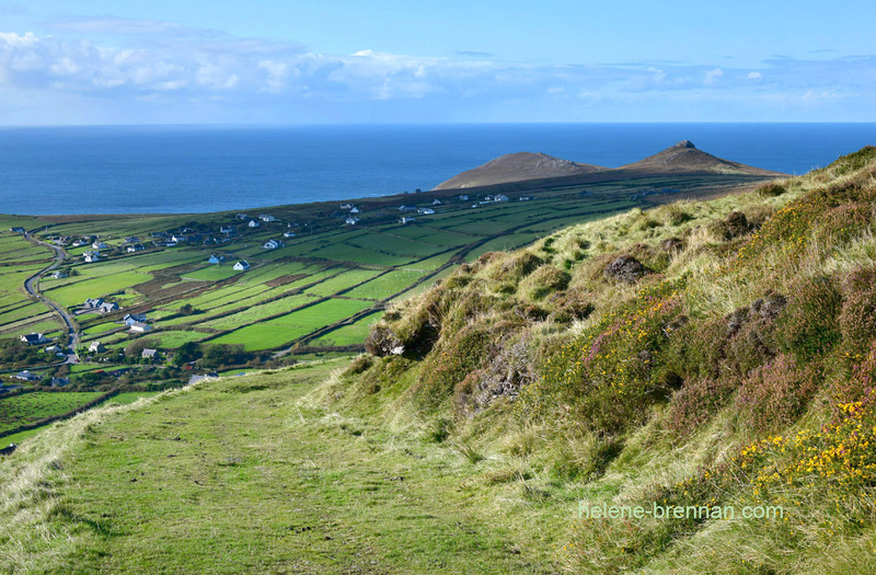 View of Dunquin from path up Mount Eagle 0902 Photo